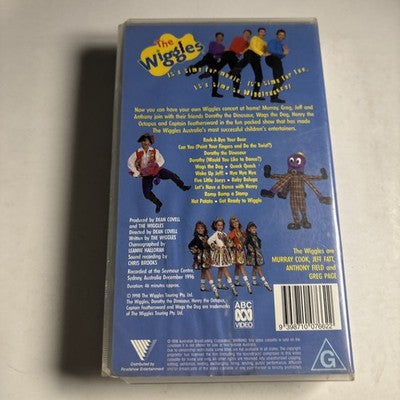 The Wiggles - Wiggledance! Live In Concert (VHS, 1997) Video Cassette ABC PAL