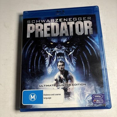 Predator - Ultimate Hunter Edition (Blu-ray, 1987) Arnold Schwarzenegger RegionB