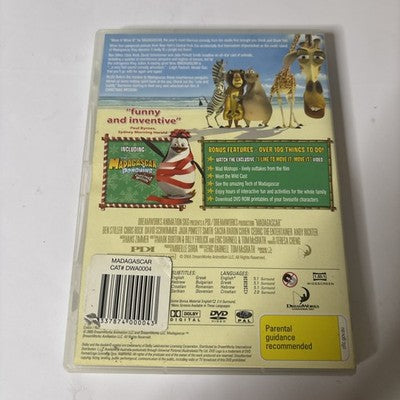 Madagascar (DVD, 2005) Region 4,2