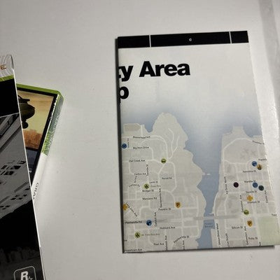 Grand Theft Auto IV - Xbox 360 Game in Case w/ Manual & Map PAL