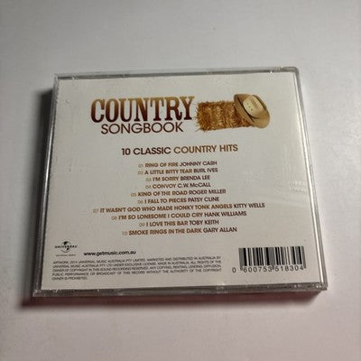 Country Songbook - Volume 1: 10 Classic Country Hits (CD, 2014)