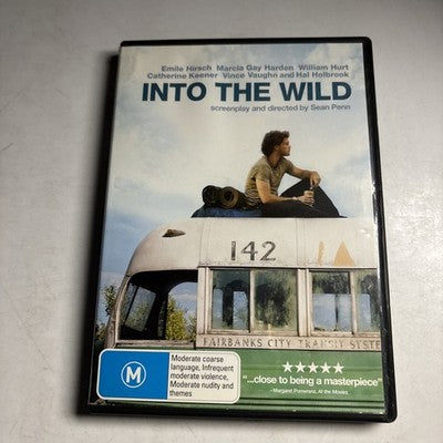Into the Wild (DVD, 2007) William Hurt, Emile Hirsch, Jena Malone Region 4