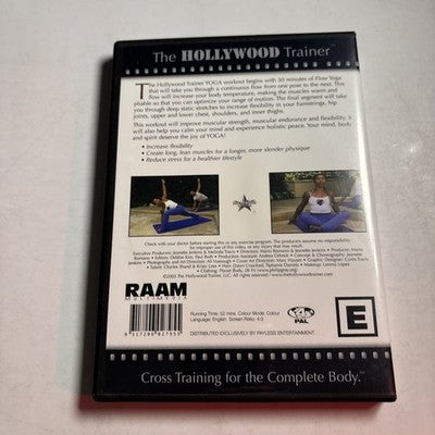 The Hollywood Trainer - Yoga (DVD, 2003) Jeanette Jenkins Region 4 NEW