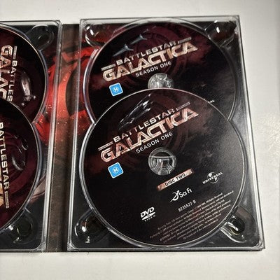 Battlestar Galactica : Season 1 (DVD, 2005) Region 4