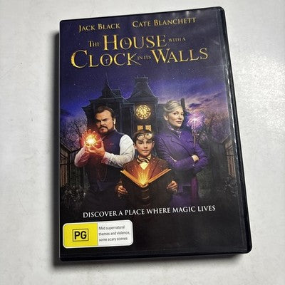 The House with a Clock in Its Walls (DVD, 2018) Jack Black, Region 4 NEW