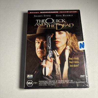 The Quick and the Dead (DVD, 1994) Sharon Stone, Region 4 *New Sealed*