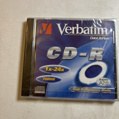 Verbatim CD-R Blank Disc 700mb *New Sealed*