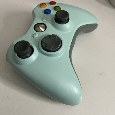 Genuine Microsoft XBOX 360 Controller Light Blue Rare Colour X801769-031