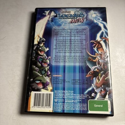 Pokemon - Lucario & the Mystery of Mew : Movie 8 (DVD, 2005) Region 4