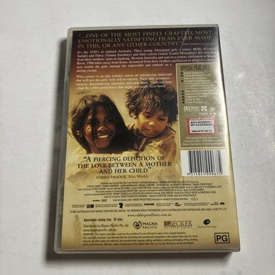 Rabbit Proof Fence (DVD, 2002) Jason Clarke, Kenneth Branagh, Region 4
