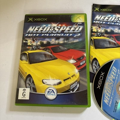 Need For Speed Hot Pursuit 2 Xbox Original PAL Complete With Manual