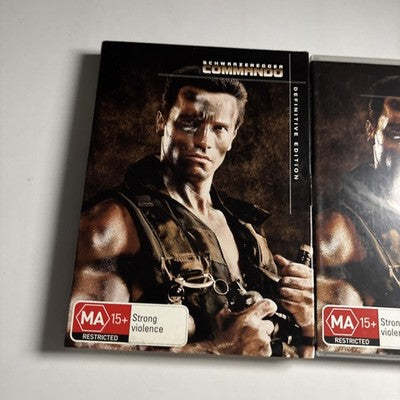 Commando - Definitive Edition (DVD, 1985) Arnold Schwarzenegger Region 4