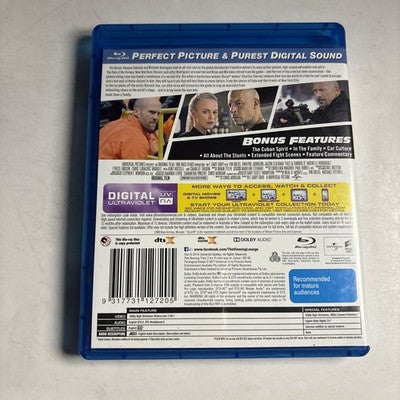 The Fate of the Furious 8 (Blu-ray, 2017) Dwayne Johnson, All Regions