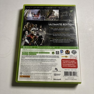 Injustice: Gods Among Us - Ultimate Edition (Microsoft Xbox 360, 2013) PAL