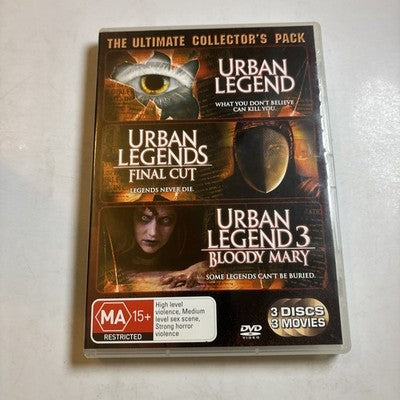 Urban Legend / Urban Legends - Final Cut / Urban Legends 3 Bloody Mary DVD