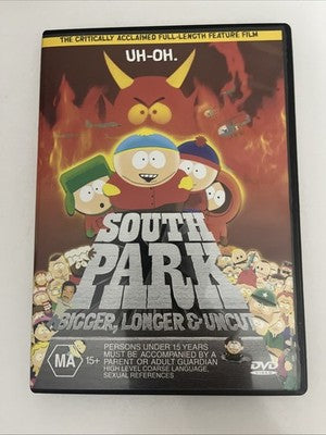 South Park: Bigger, Longer & Uncut (DVD, 1999) Region 4