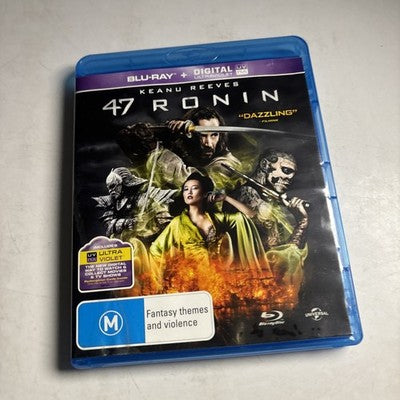 47 Ronin (Blu-ray, 2013) Keanu Reeves, Ko Shibasaki, Jin Akanishi, Region B