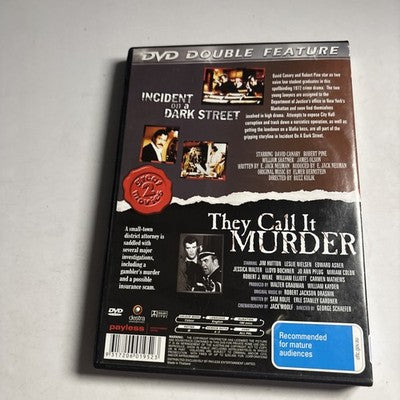 Incident On A Dark Street / They Call It Murder DVD William Shatner All Regions