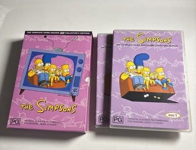 The Simpsons : Season 3 (DVD, 1991) Region 4