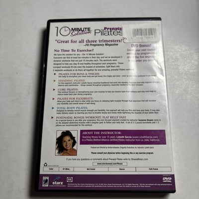 10 Minute Solution - Prenatal Pilates DVD Workout Tone and Firm DVD All Regions