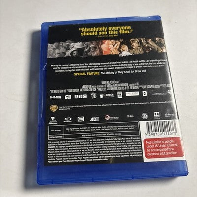They Shall Not Grow Old (Blu-ray, 2018) Region B