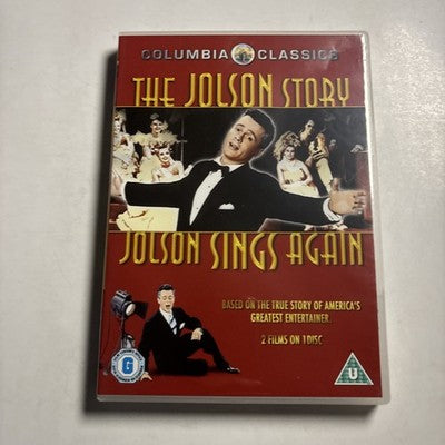 The Jolson Story / Jolson Sings Again (DVD, 1973) Region 2 NEW