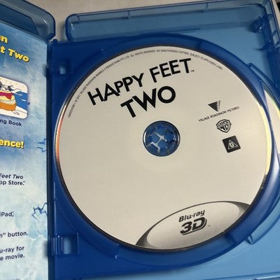 Happy Feet Two 3D (Blu-ray 3D, 2011) 	Brad Pitt, Elijah Wood, Region B