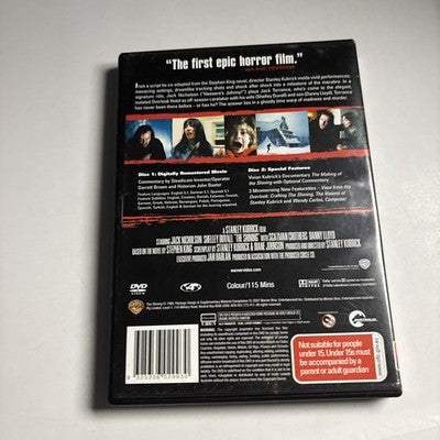 The Shining (Special Edition, DVD, 1980) Stanley Kubrick Region 4