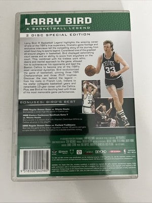 Larry Bird: A Basketball Legend (DVD, 1991, 2-Disc) NBA Basketball Region 4