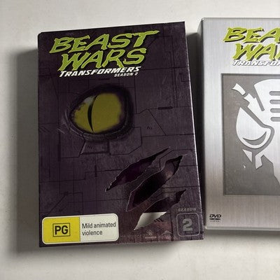 Beast Wars - Transformers : Season 2 (DVD, 1996) Region 4 *Missing 1 Disc*