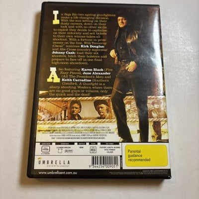 A Gunfight (DVD, 1971) Kirk Douglas, Johnny Cash All Regions