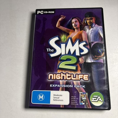 The Sims 2 Nightlife Expansion Pack - PC CDROM Game -With Manual