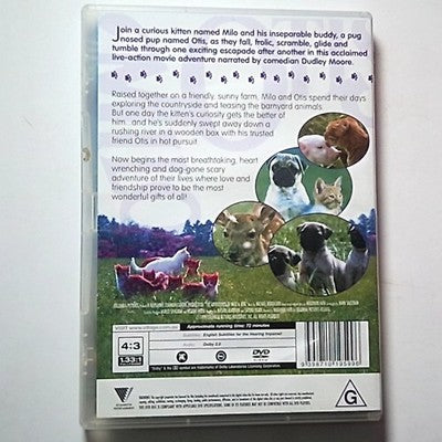 Adventures of Milo and Otis (DVD, 1989) Dudley Moore Region 4