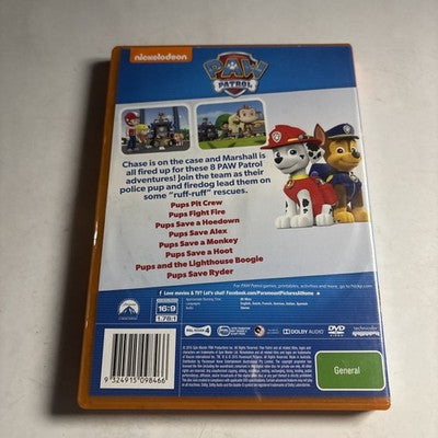 Paw Patrol - Marshall and Chase on the Case (DVD, 2014) Region 4