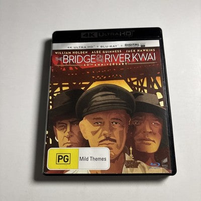 The Bridge on the River Kwai (4K Ultra HD Blu-ray, 1957) All Regions