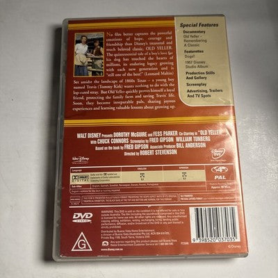 Old Yeller (DVD, 1957) Jeff York, Dorothy Mcguire, Chuck Connors, Region 4