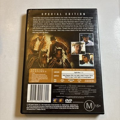 Butch Cassidy and the Sundance Kid (DVD, 1969) Robert Redford, Region 4