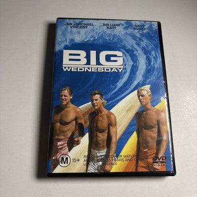 Big Wednesday (DVD, 1978) Jan-Michael Vincent, Gary Busey Region 4