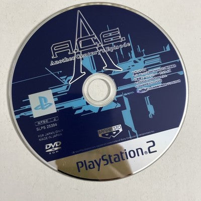 A.C.E. Another Century's Episode 1 PS2 Sony PlayStation NTSC-J Japanese Complete