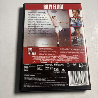 Billy Elliott (Special Edition, DVD, 2000) Jamie Bell, Gary Lewis, Region 4,2