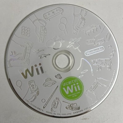 Hajimete no Wii (はじめてのWii) Nintendo Wii NTSC-J Japanese 2006 Game