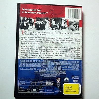 Is Paris Burning? (DVD, 1966) Jean-Paul Belmondo, Charles Boyer Region 4