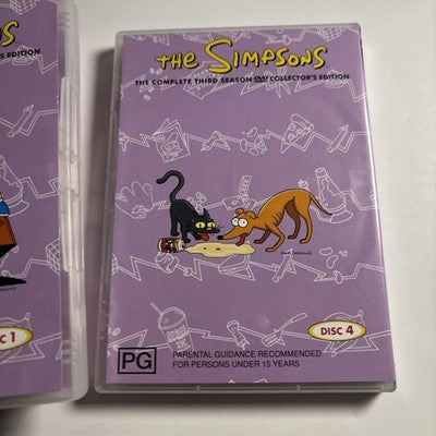 The Simpsons : Season 3 (DVD, 1991) Region 4