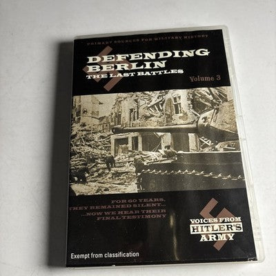 Voices from Hitler's Army - Defending Berlin : the Last Battles (DVD, 2000)