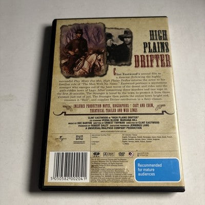 High Plains Drifter (DVD, 1973) Clint Eastwood Region 4,2 NEW