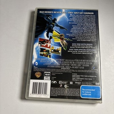 Batman - Dark Knight Returns : Part 1 (DVD, 2012) Region 4