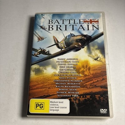 Battle of Britain (DVD, 1969) Christopher Plummer, Laurence Olivier Region 4 NEW
