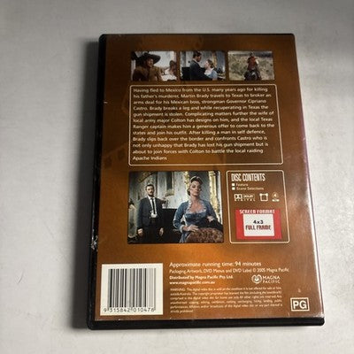 The Wonderful Country (DVD, 1959) Robert Mitchum, Julie London, Region 4