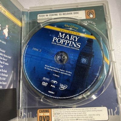 Mary Poppins (Special Edition, DVD, 1964) Julie Andrews Region 4