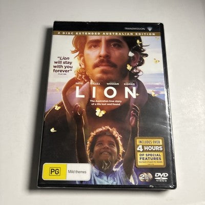 Lion (DVD, 2016) Dev Patel, Nicole Kidman, David Wenham Region 4 *New Sealed*